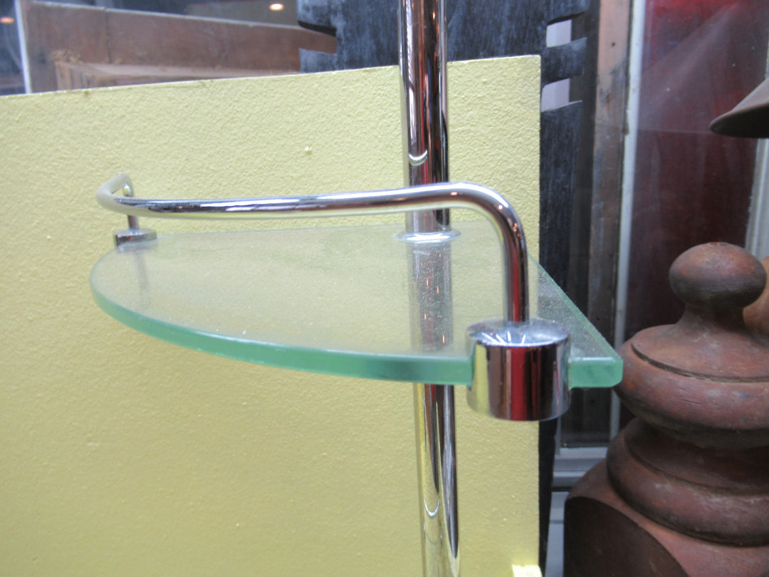 Stainless Steel & Glass 3 Tier Shower Stand 760H x 190W x 190D