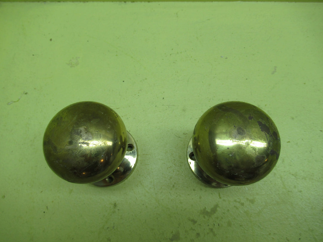 Brass Flat Circle Knob 70H x 55Dia