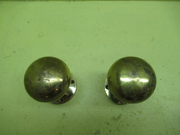 Brass Flat Circle Knob 70H x 55Dia