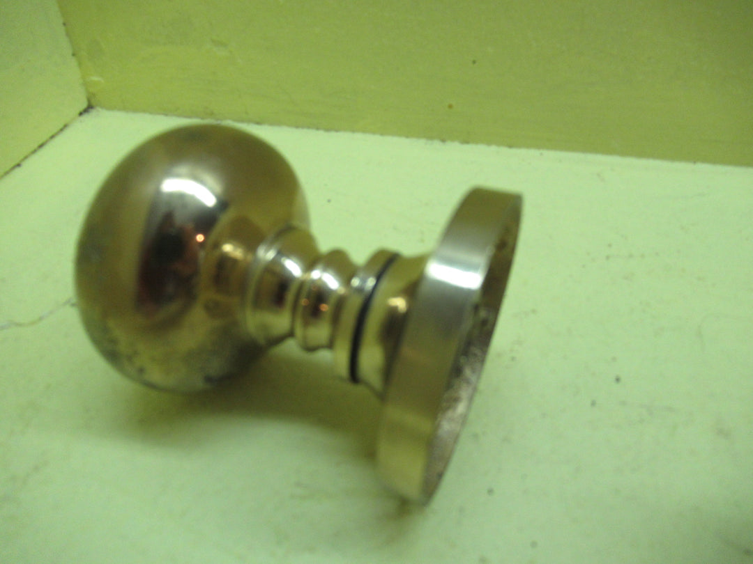 Brass Flat Circle Knob 70H x 55Dia