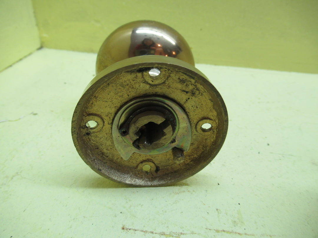 Brass Flat Circle Knob 70H x 55Dia