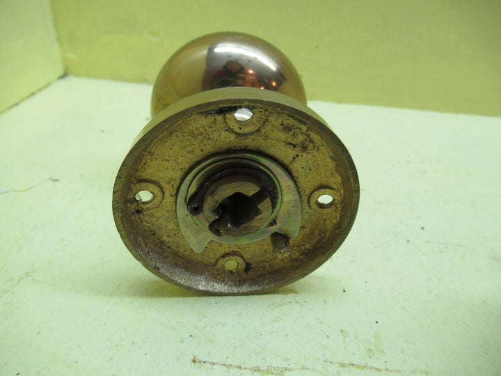 Brass Flat Circle Knob 70H x 55Dia