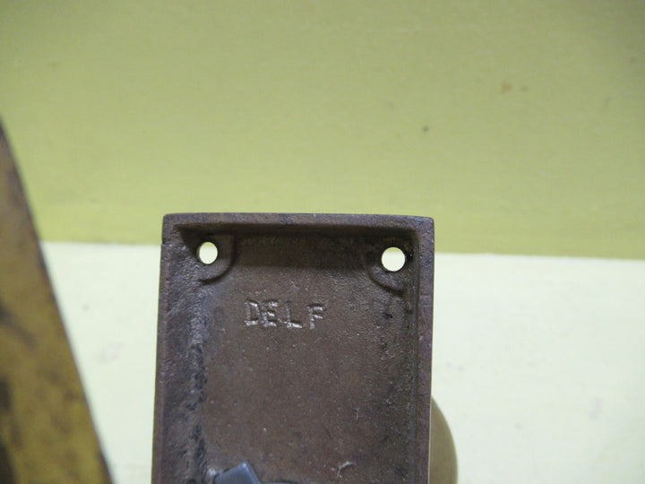 Delf Brass Square Plate with Ball Knob Handle 155L x 45W/Plate 65H x 50Dia