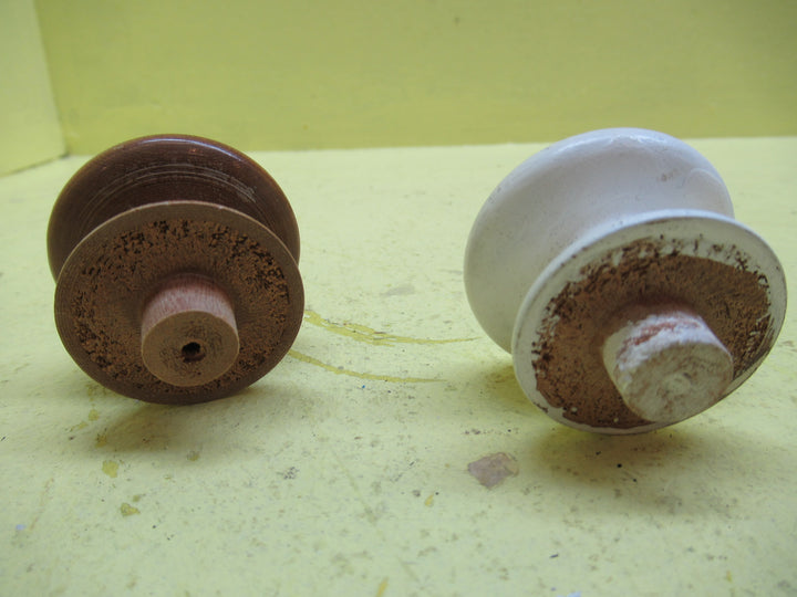 Round Wooden Knob 40Dia x 22H