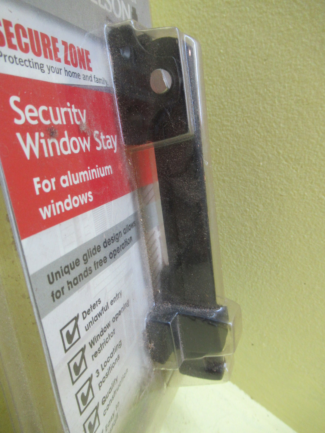 Miles Nelson Aulminium Security Window Stay 140L x 40W x 40H
