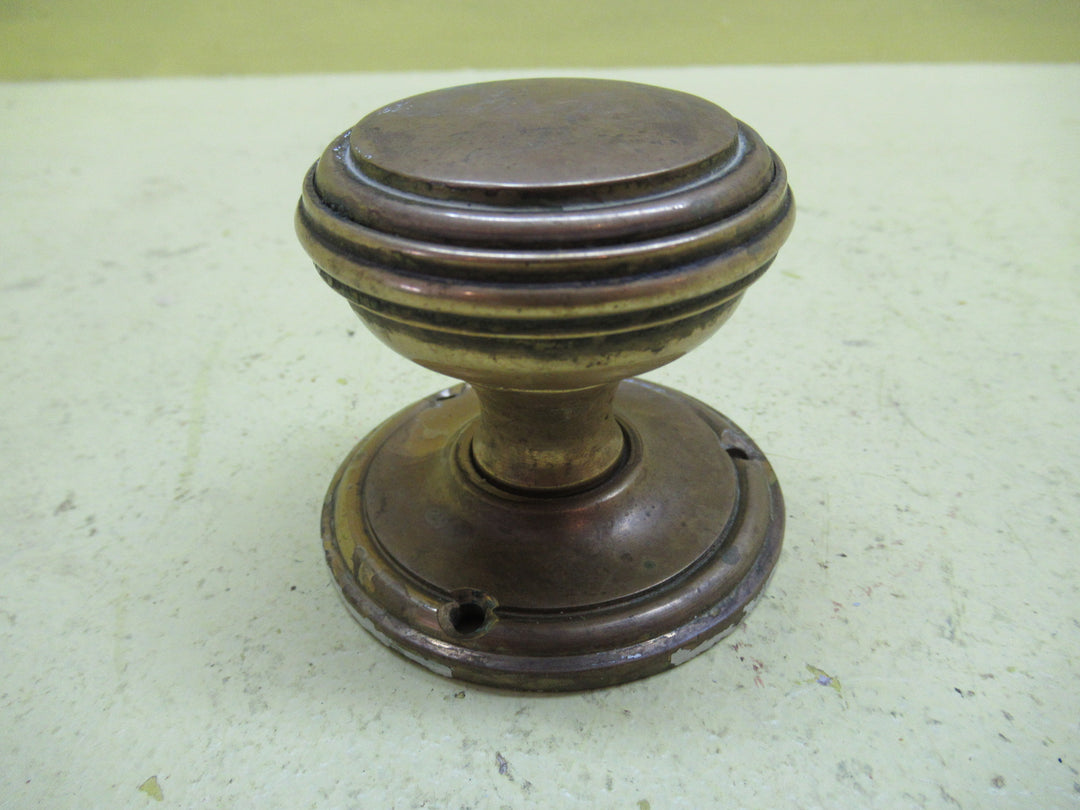 Bronze Centre Knobe with Ribbed Detail 89Dia x 65Dia Rose