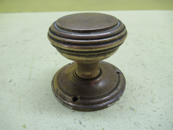 Bronze Centre Knobe with Ribbed Detail 89Dia x 65Dia Rose