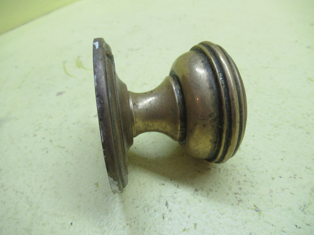Bronze Centre Knobe with Ribbed Detail 89Dia x 65Dia Rose
