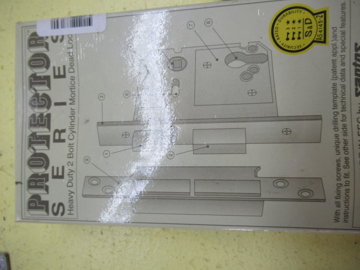 Santos Protector Series Heavy Duty 2 Bolt Cylinder Mortice Dead Lock