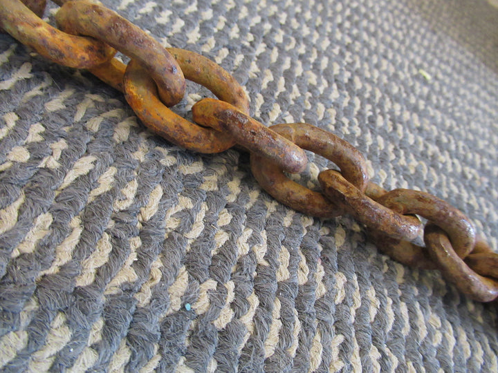 Rustic Chain Link Chain 2750L x 25W?D