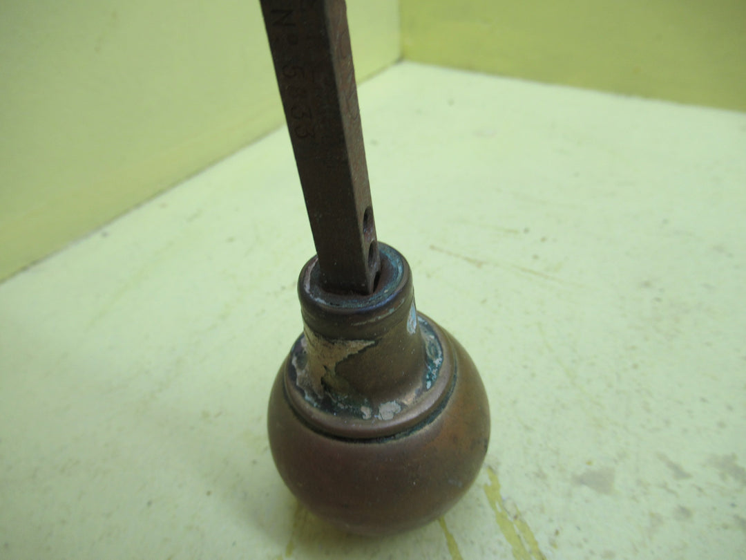 Round Brass Hollow Ball Knob (Single) 45Dia x 60H