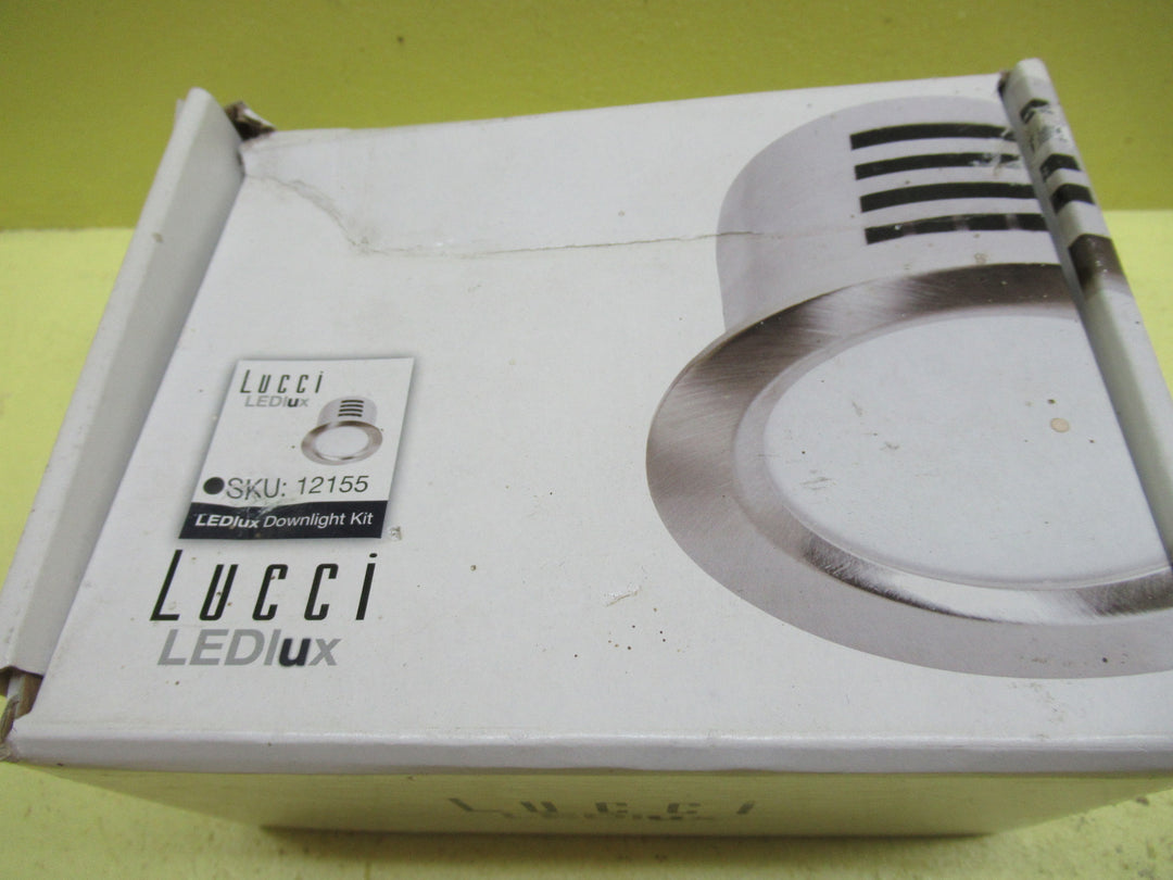 Lucci Ledlux 11W Down Light Kit in Brush Chrome 100Dia x 67H / Inside 80Dia