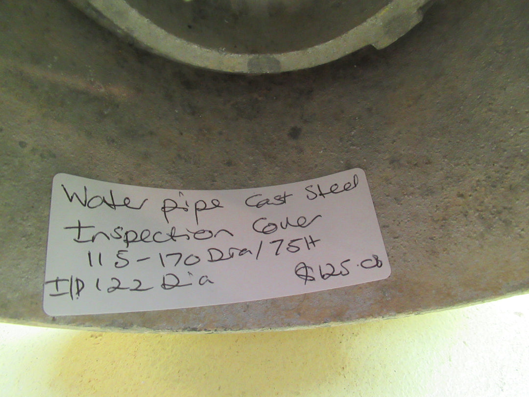 Water Pipe Cast Steel Inspection Cover 115-170Dia x 75H