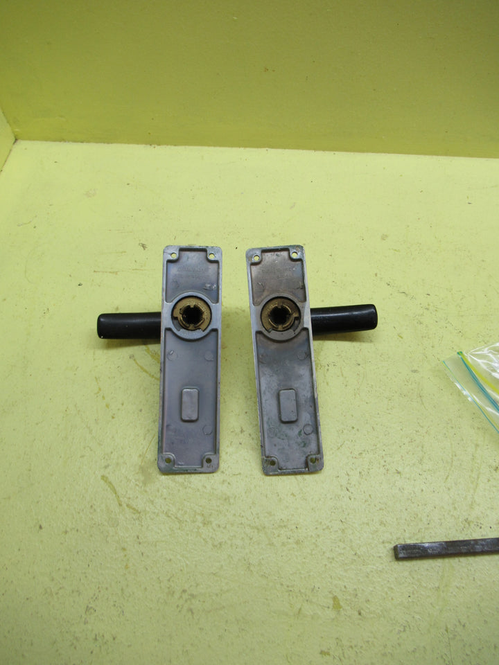Art Deco Bakelite Handles with Chrome Door Plate(Surreyware
