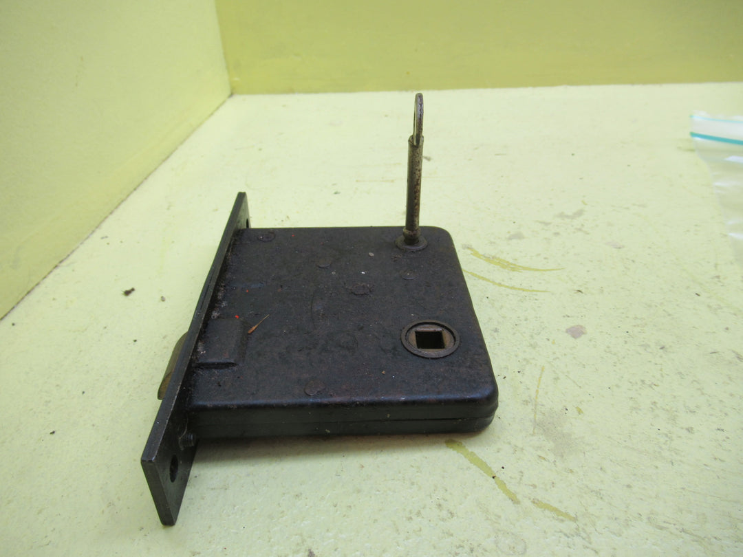 Vintage Legge Secure Lever Mortice Lock with Key 140L x 25W/Body 100H x 90D x 10W