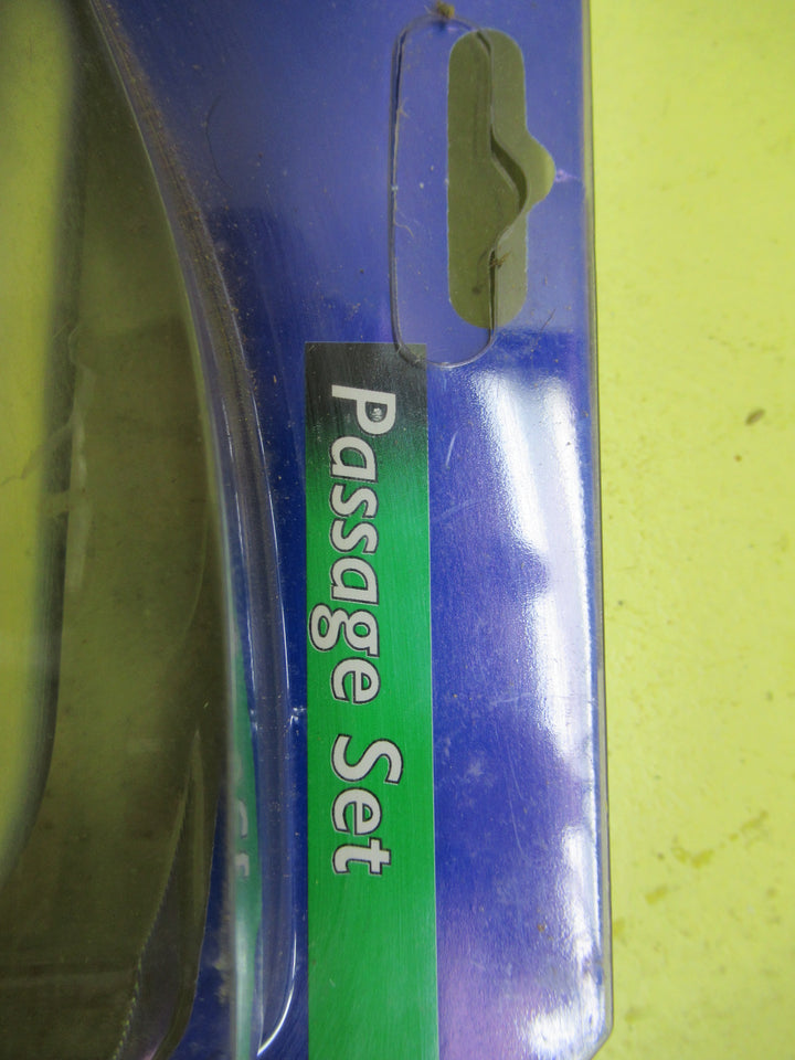 Legge Brush Satin Passage Set Door Handle(Centra) 52Dia/Lever55H x 110L