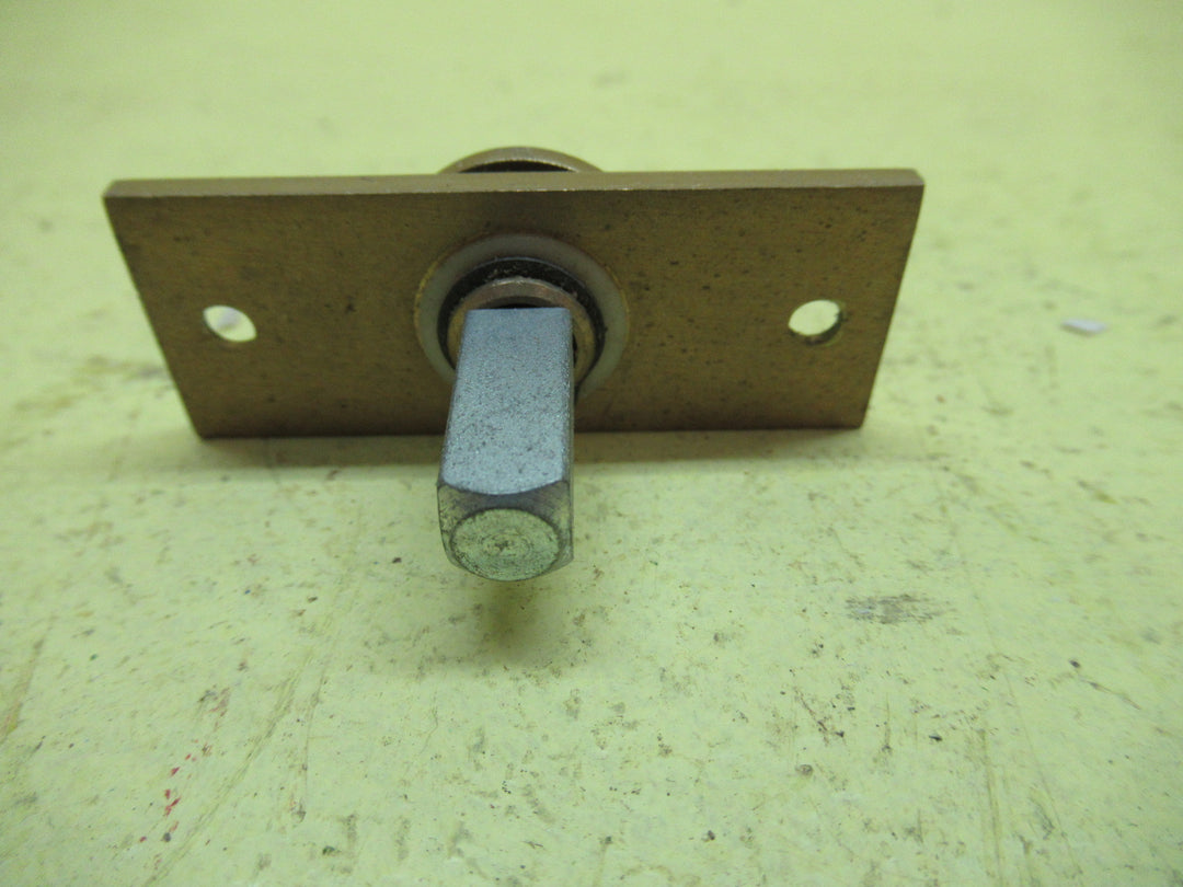 Brass Rectangle Thumb Turn Bathroom Lock 58L x 22W x 18D