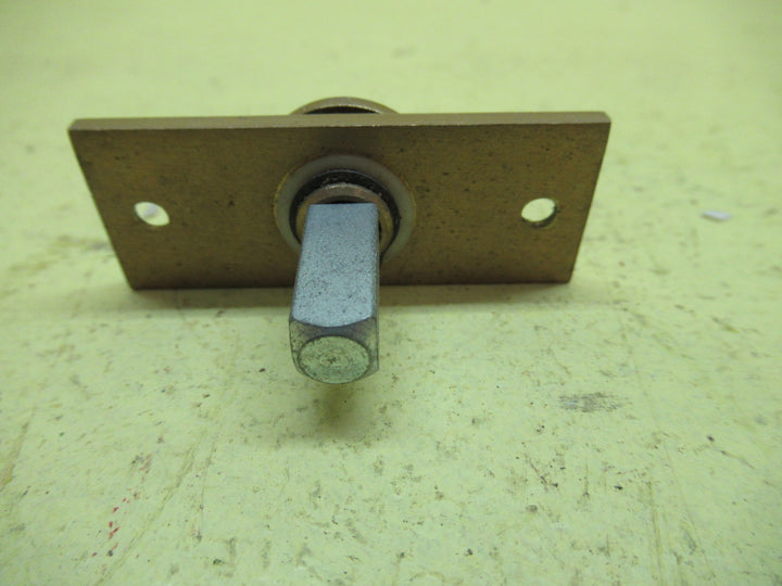 Brass Rectangle Thumb Turn Bathroom Lock 58L x 22W x 18D