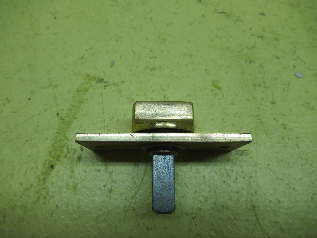 Brass Rectangle Thumb Turn Bathroom Lock 58L x 22W x 18D