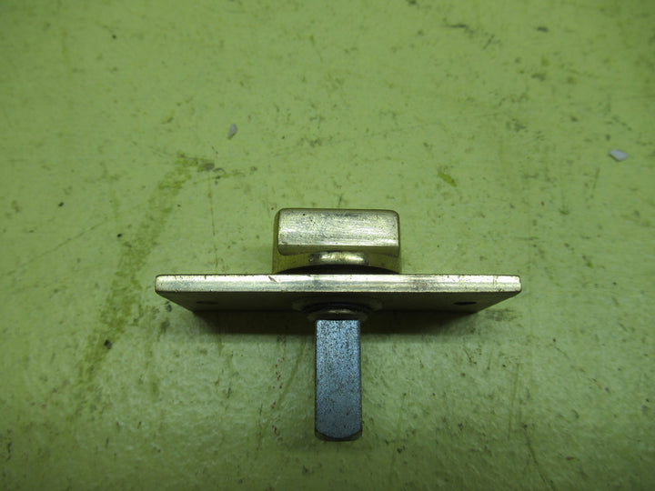 Brass Rectangle Thumb Turn Bathroom Lock 58L x 22W x 18D