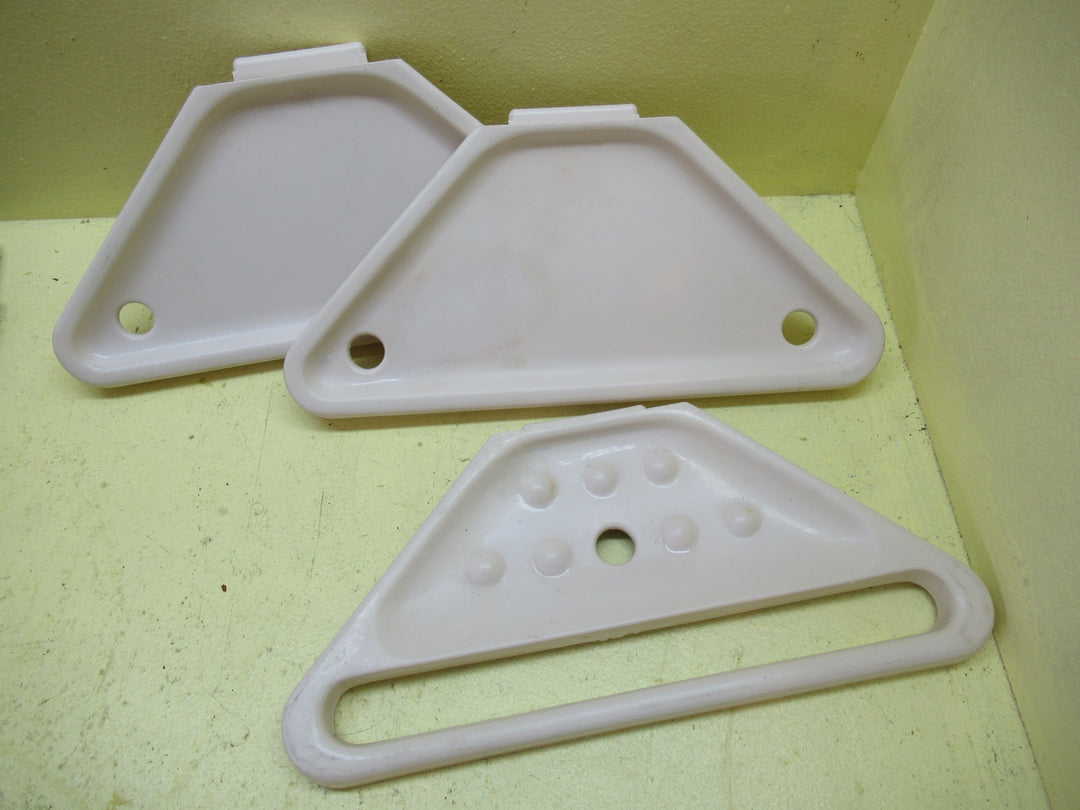 Retro Shampoo & Sap trays - Almond Uvory 220W x 100D x 12H