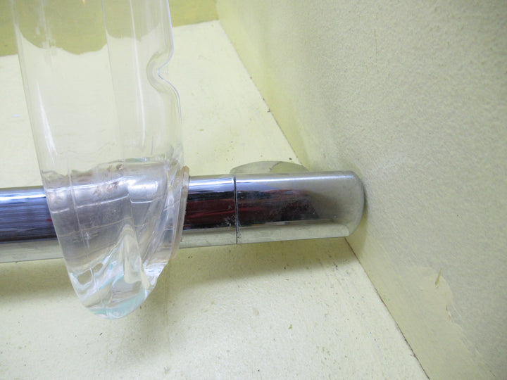 Sliding Shower Rail with Shower Head & Soap Dish 790H x 190W x 60D