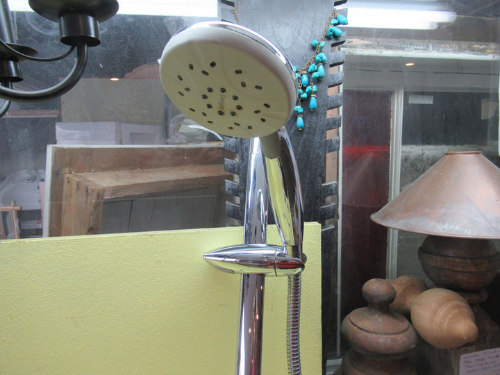 Sliding Shower Rail with Shower Head & Soap Dish 790H x 190W x 60D