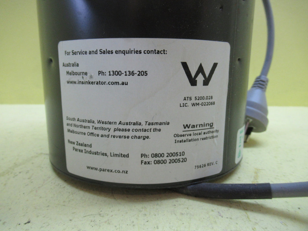 Insinkerator 46 290H x 97-160Dia