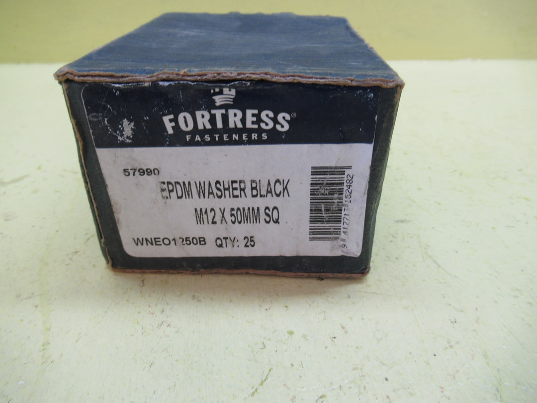 EPDM Washer Black M12 x 50mmSq