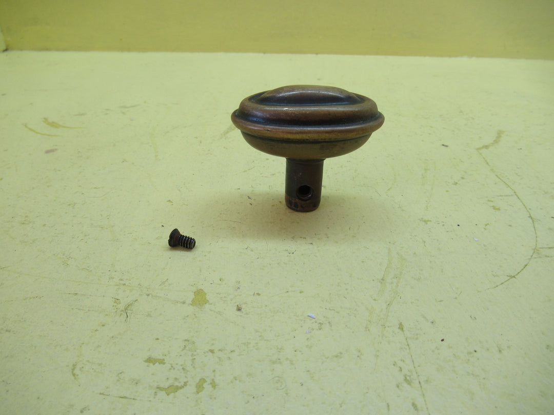 Oval Anatique Brass with Oval within Oval Detail Knob 64H x 40W x 50L