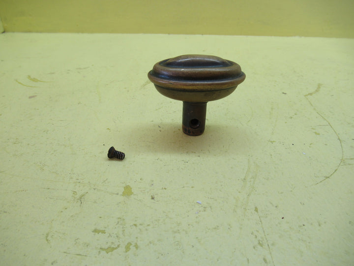 Oval Anatique Brass with Oval within Oval Detail Knob 64H x 40W x 50L