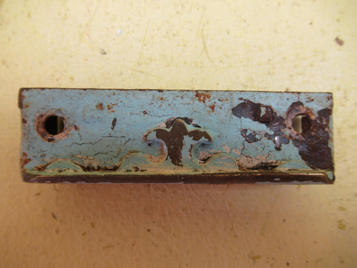 Victorian Cast Iron Keep with Ornate Brass Detail and Lip 100L x 27W x 29D