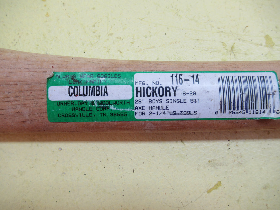 Axe Head and Handle 710H x 50W 40 x 40D/Head  200L x 85-120H x 25D