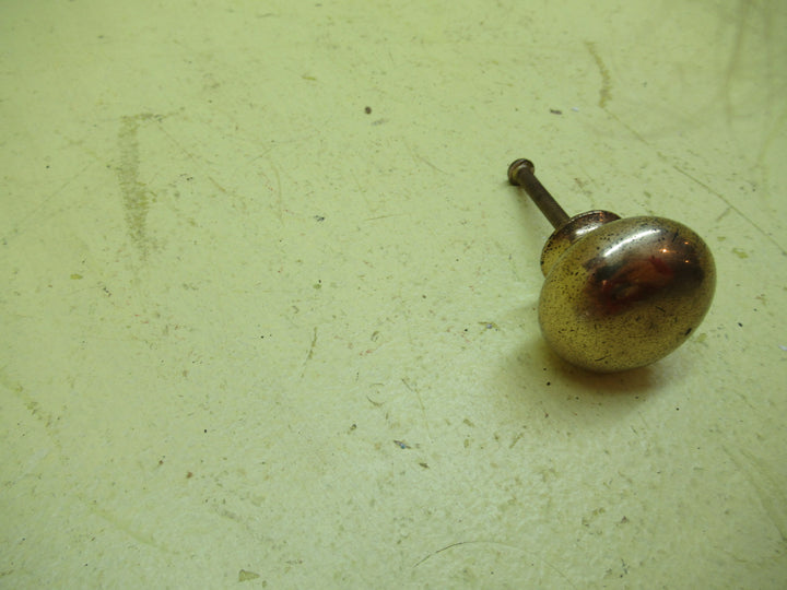 Solid Brass Round Knob 34H x 36Dia