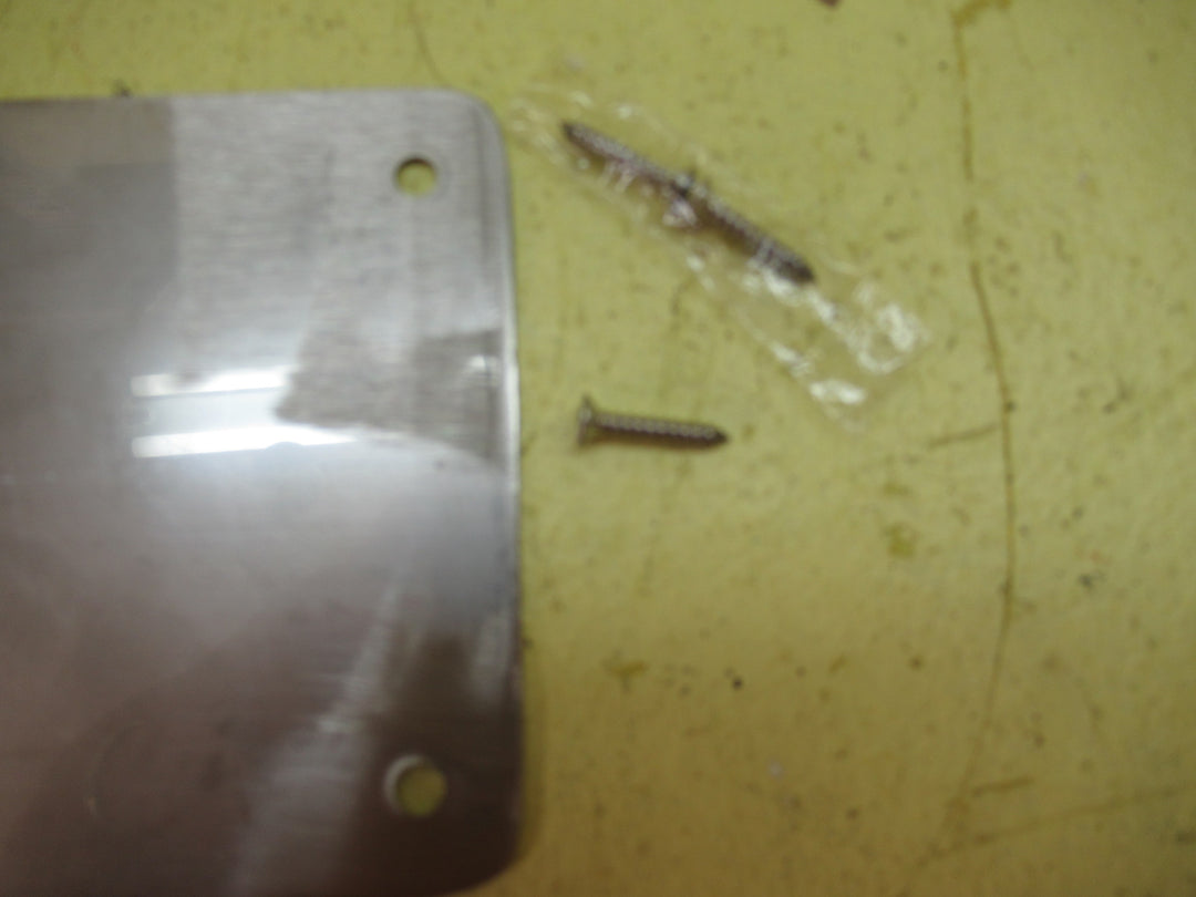 Stainless Steel Pull Handle & Push Plate 300L x 100W/Pull 60H x 200L