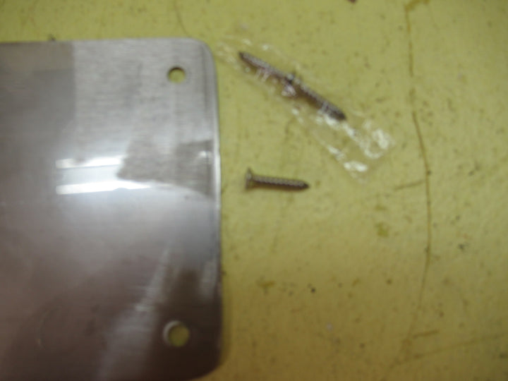 Stainless Steel Pull Handle & Push Plate 300L x 100W/Pull 60H x 200L