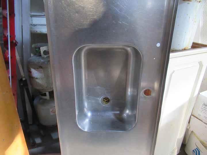 Stainless Steel kitchen Bench wiht Tapware 1680L x 510W x 145D