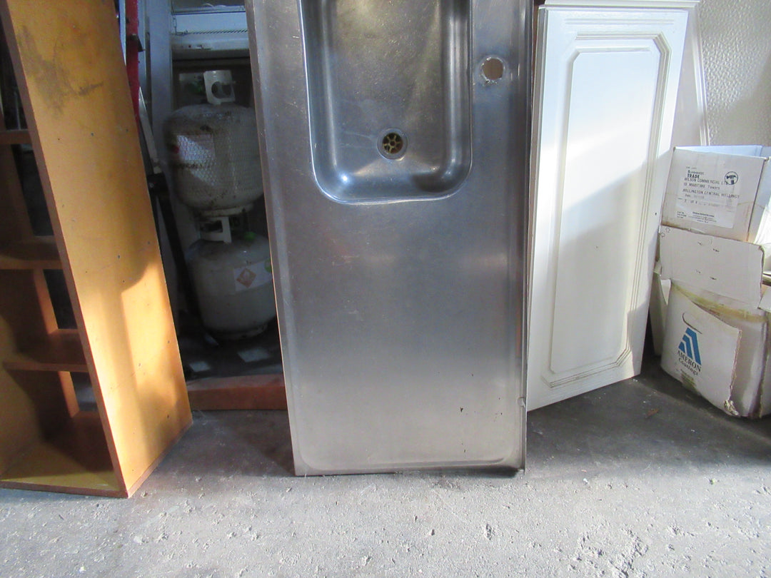 Stainless Steel kitchen Bench wiht Tapware 1680L x 510W x 145D