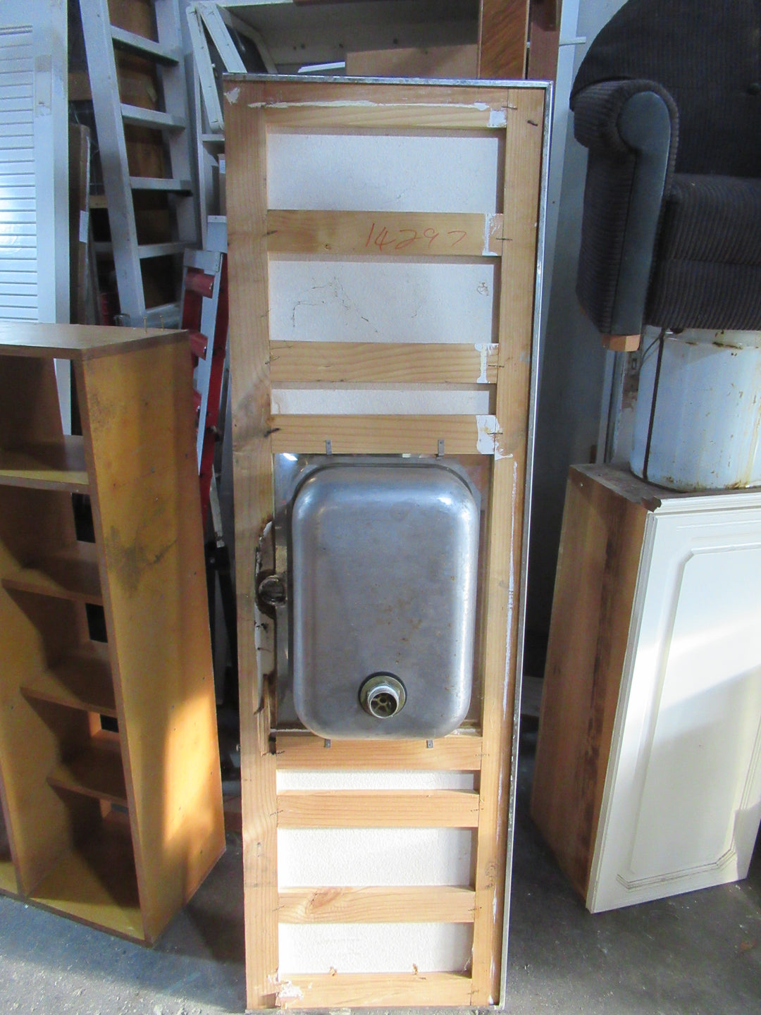 Stainless Steel kitchen Bench wiht Tapware 1680L x 510W x 145D