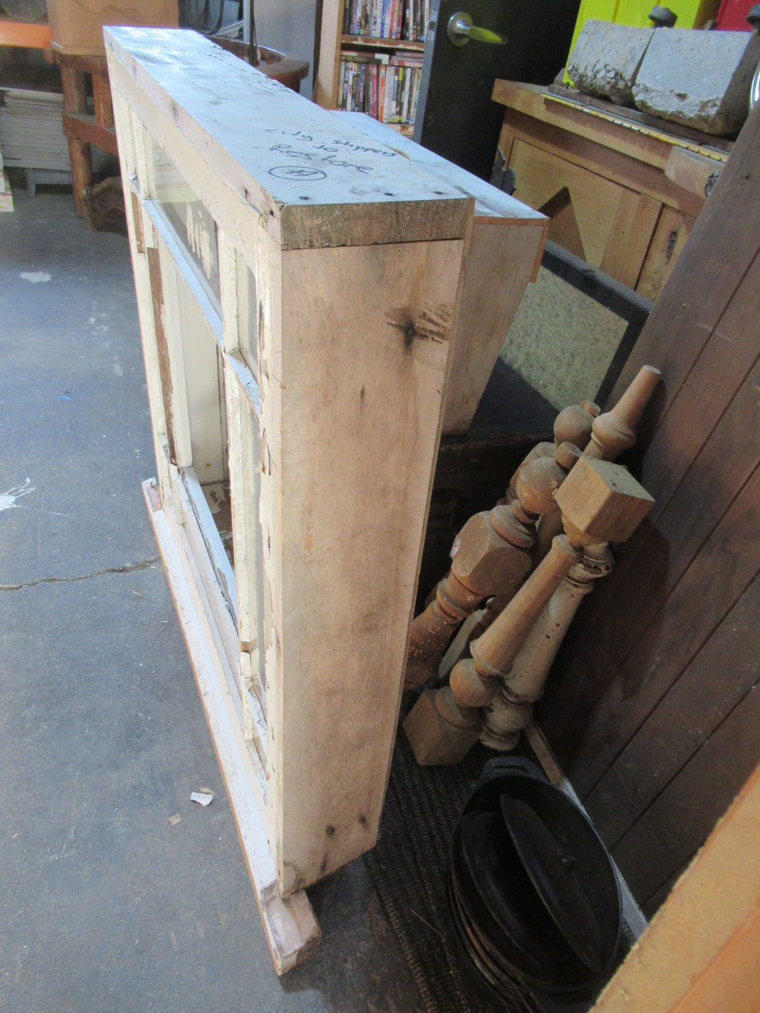 9 Lite Wooden Window with Centre Picture Window 1000H x 975W x 155D