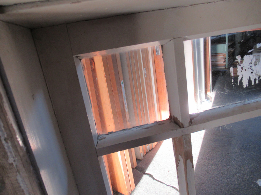 9 Lite Wooden Window with Centre Picture Window 1000H x 975W x 155D