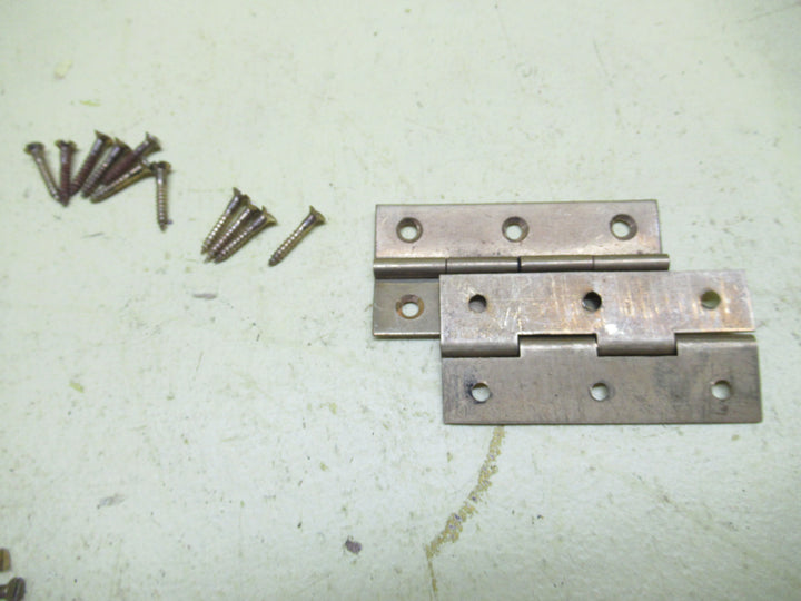 Glory Box Hardware Set in Brass with Decorative Flower/Bird Design Clasp 105Dia x 15H
