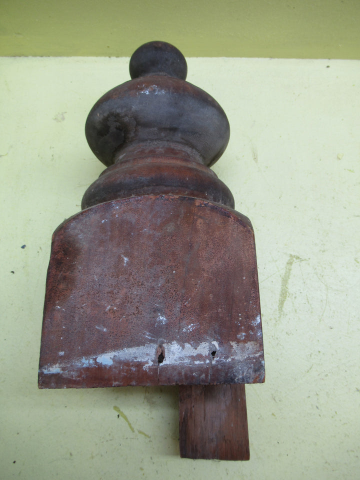Victorian Newell Post Topper for Staircase 262H x  120SQ x 5oDia