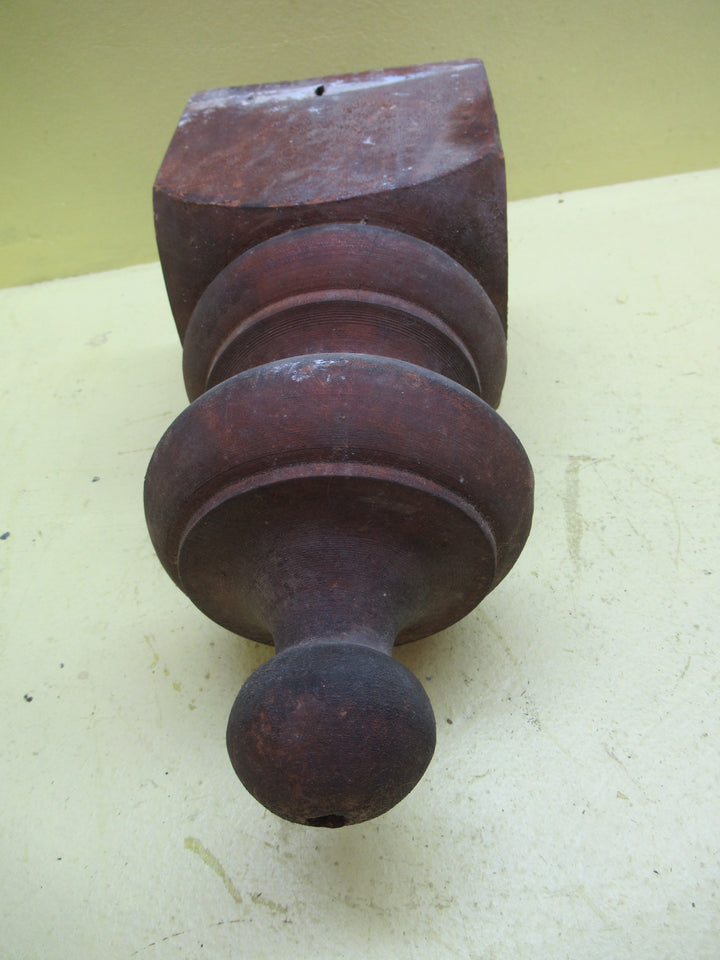 Victorian Newell Post Topper for Staircase 262H x  120SQ x 5oDia