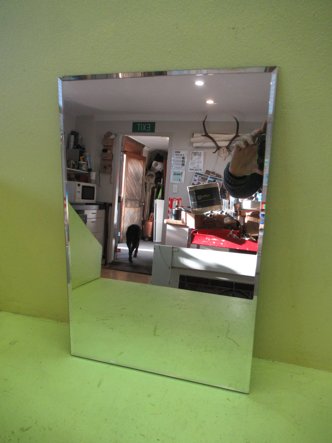 Bevelled Edge Mirror 45H x 30W
