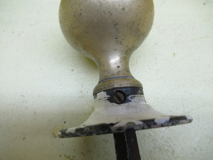 Vintage Brass Ball Knob Handle 52Dia x 70Hx /Plate 58Dia