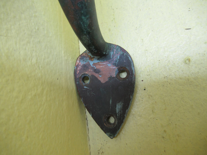 Art Nouveau Pull Handle with Keyhole & Thumb Push 236H x 37W x 42D