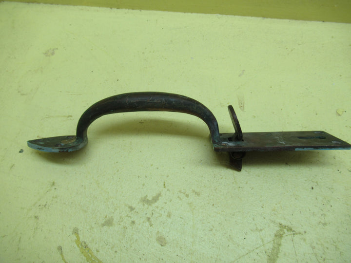Art Nouveau Pull Handle with Keyhole & Thumb Push 236H x 37W x 42D