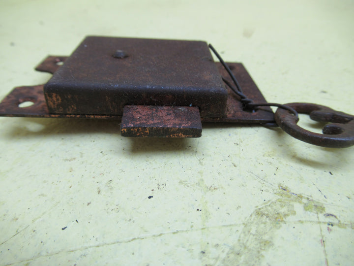 Copper Effect Desk/Cabinet Lock with Ornate Key 75H x 42W