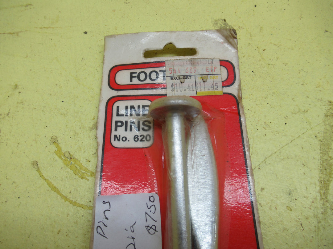 Footprint Line Pins(No 620) 160L x 25Dia